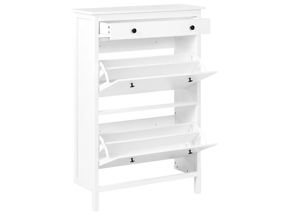 Witte schoenenkast