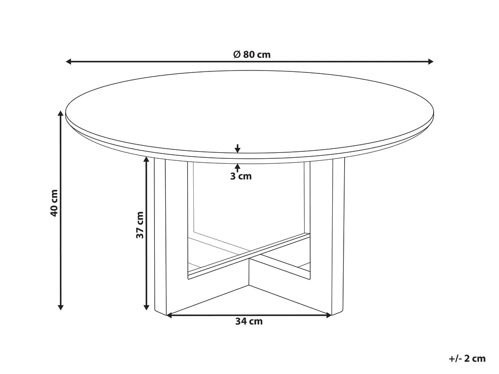 Salontafel lichtbruin