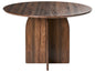 Eettafel Donkerbruin 120 cm x 120 cm