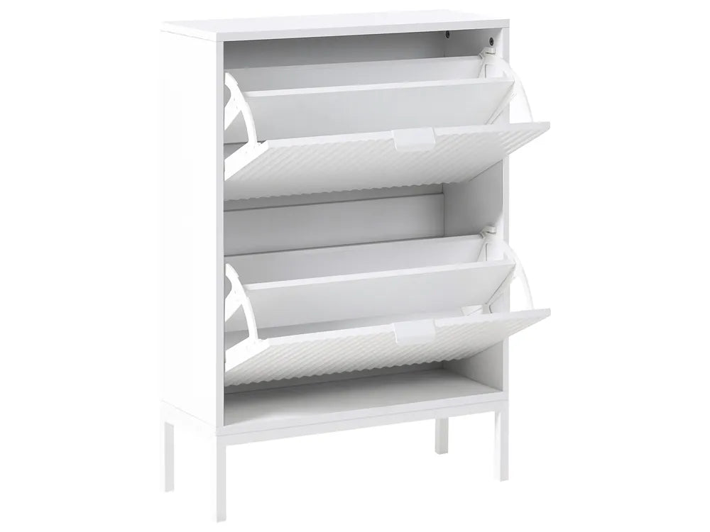 Witte schoenenkast