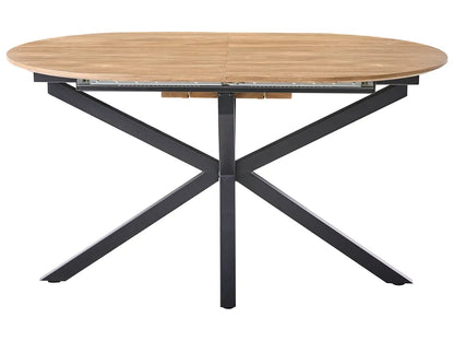 Uitschuifbare eettafel bruin 140/180 cm 90 cm