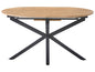Uitschuifbare eettafel bruin 140/180 cm 90 cm