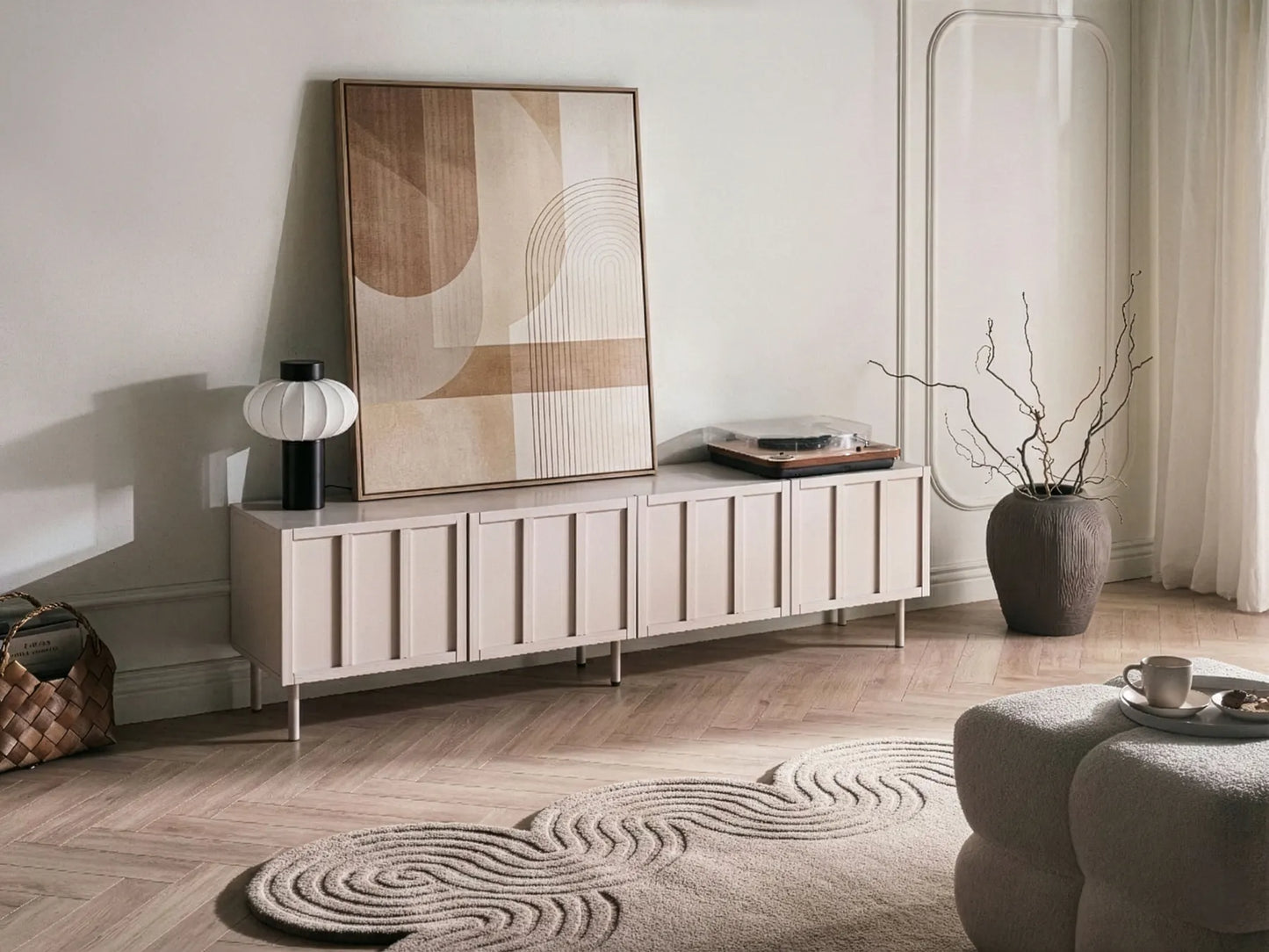 TV-standaard lichtbeige