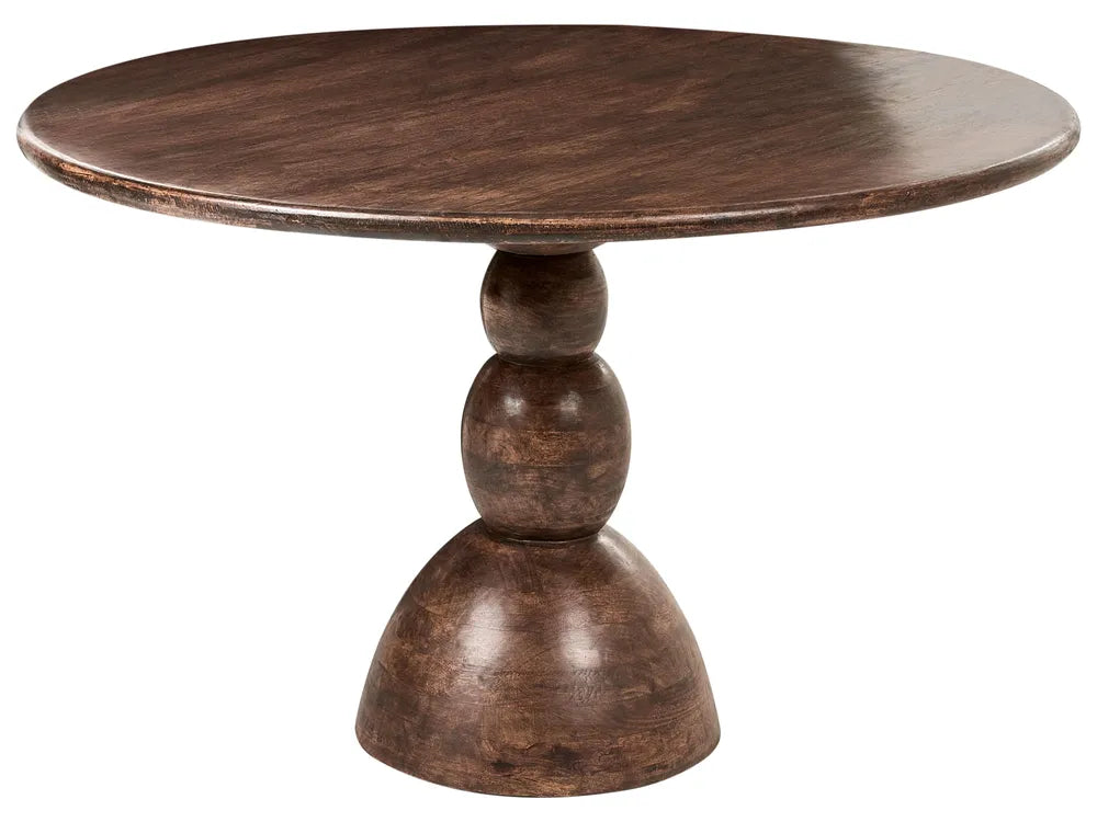 Eettafel Donkerbruin 120 cm x 120 cm Mangohout