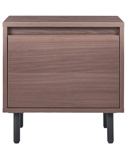1 Drawer Bedside Table NIKEA Dark Brown