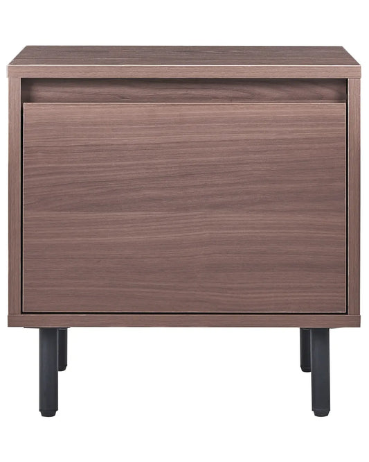 1 Drawer Bedside Table NIKEA Dark Brown