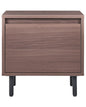 1 Drawer Bedside Table NIKEA Dark Brown