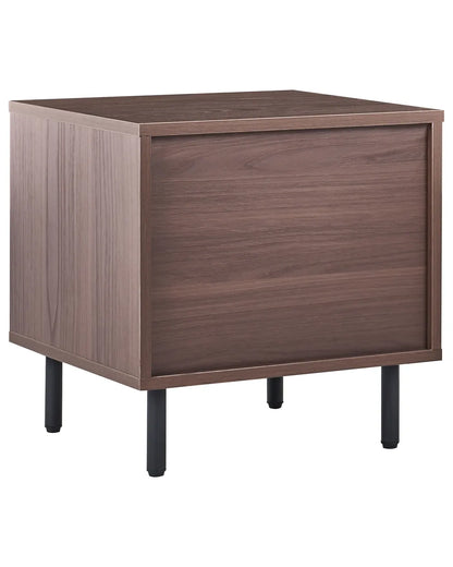 1 Drawer Bedside Table NIKEA Dark Brown