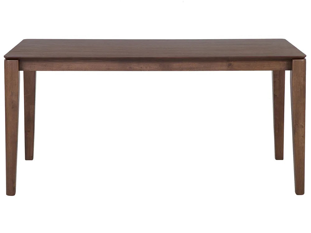 Eettafel donker walnoot 160 cm 90 cm