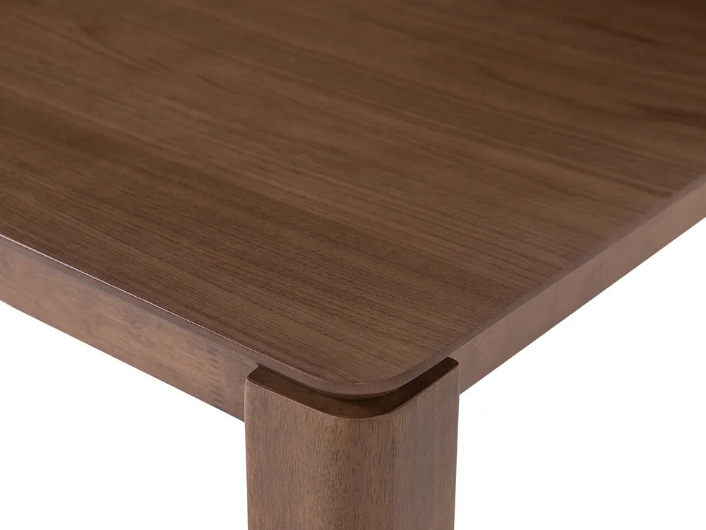 Eettafel donker walnoot 160 cm 90 cm