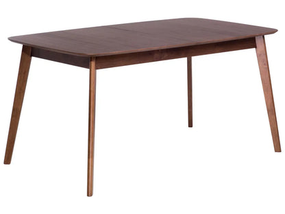 Uitschuifbare eettafel donker walnoot 150/190 cm 90 cm