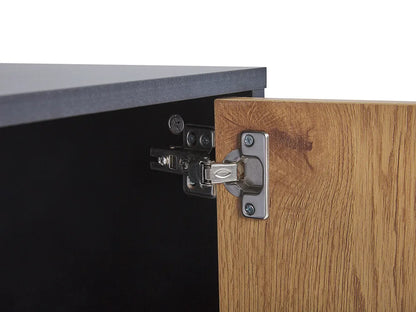 Tv-standaard bruin/zwart