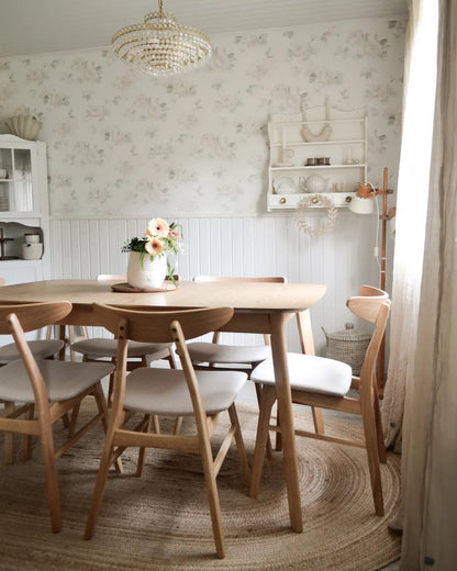 Uitschuifbare eettafel licht eikenhout 150/190 cm 90 cm