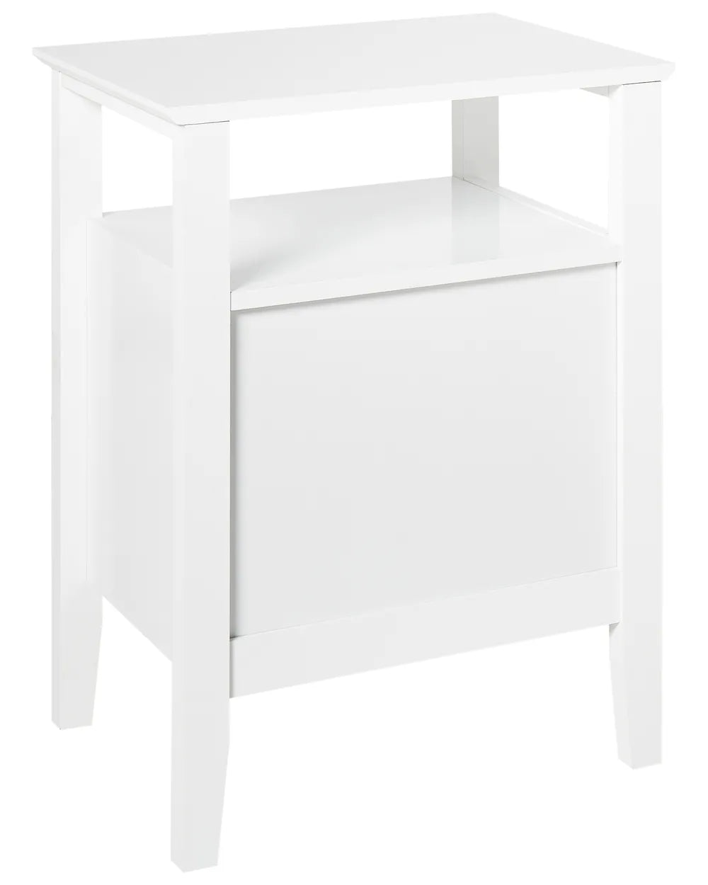 2 Drawer Bedside Table White