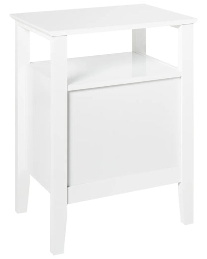 2 Drawer Bedside Table White