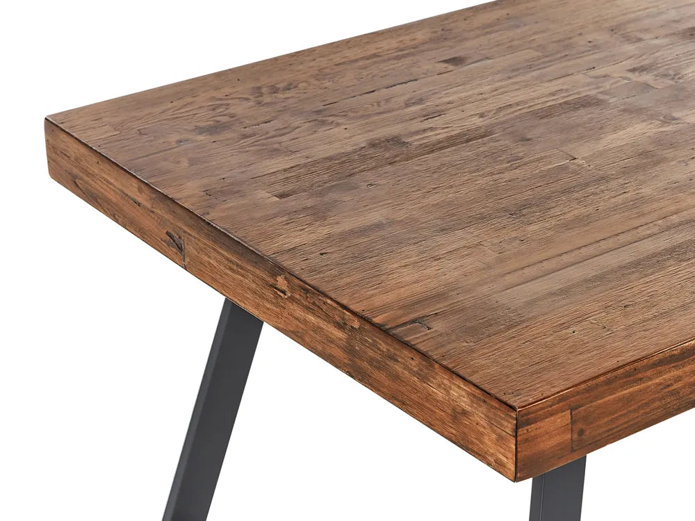 Salontafel van grenenhout, donkerbruin