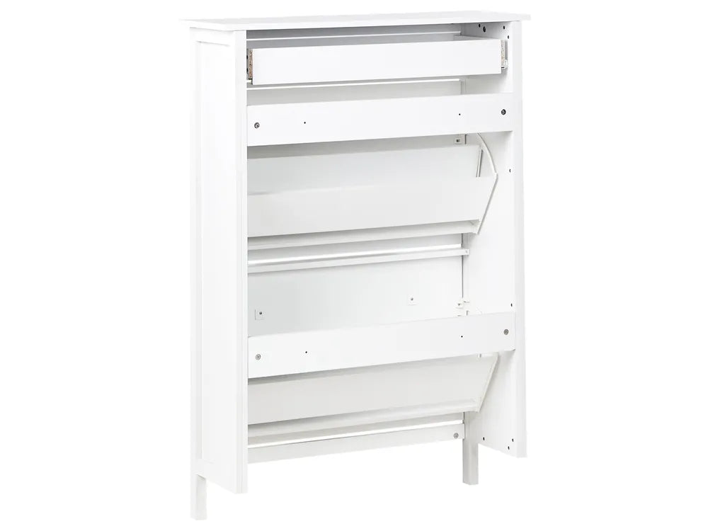 Witte schoenenkast