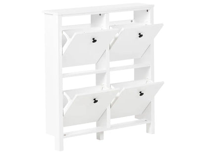 Witte schoenenkast