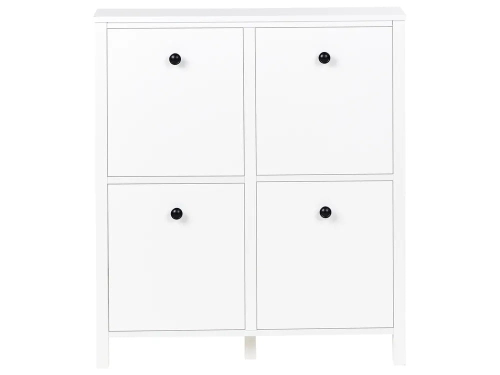 Witte schoenenkast