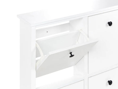 Witte schoenenkast