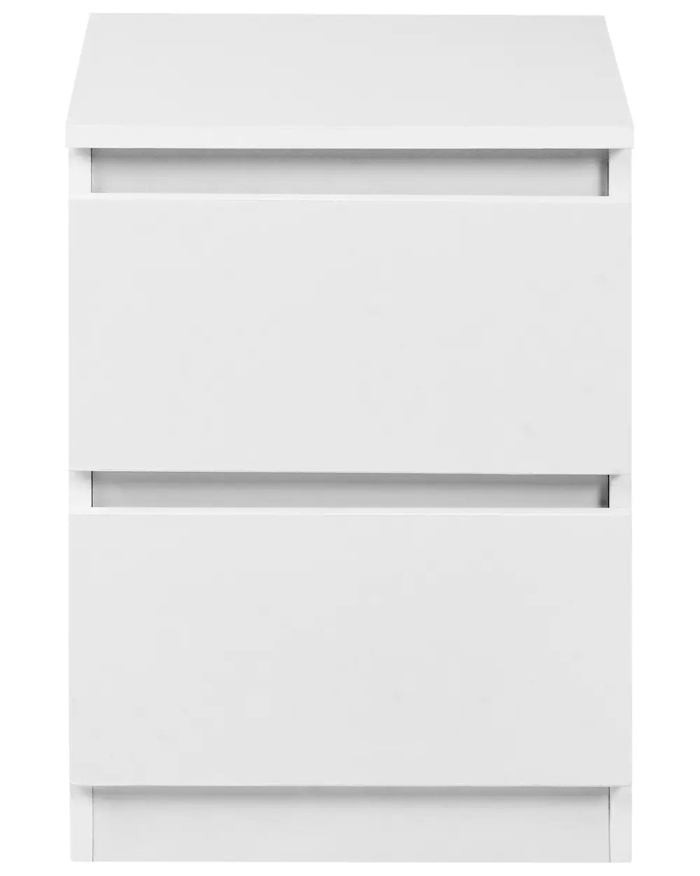 2 Drawer Bedside Table White