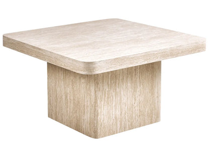 Salontafel met travertineffect