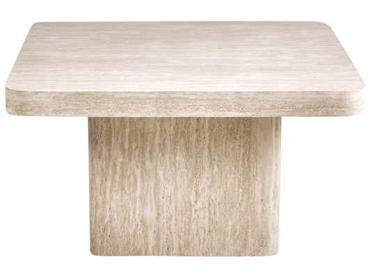 Salontafel met travertineffect