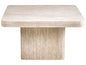 Salontafel met travertineffect