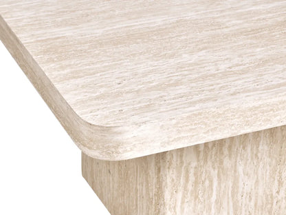 Salontafel met travertineffect