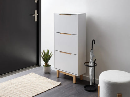 Witte schoenenkast