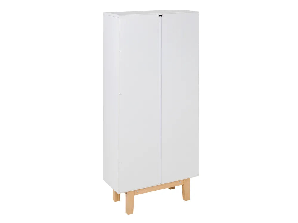Witte schoenenkast